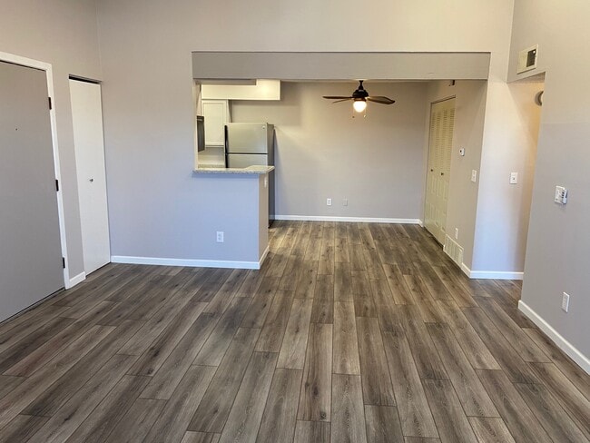 Living room and dining room view - 341 Wright St