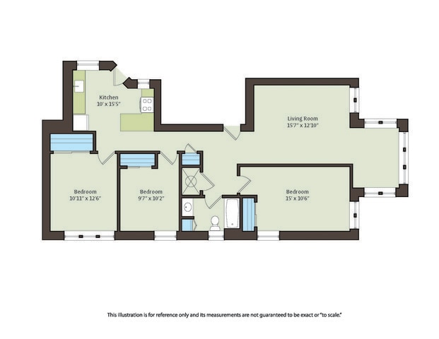 Floorplan - 5234-5244 S. Ingleside Avenue