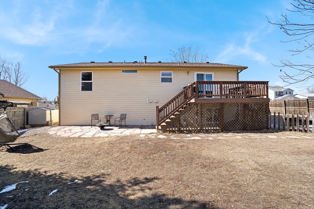 View from the back fence - 500 Broadview Dr