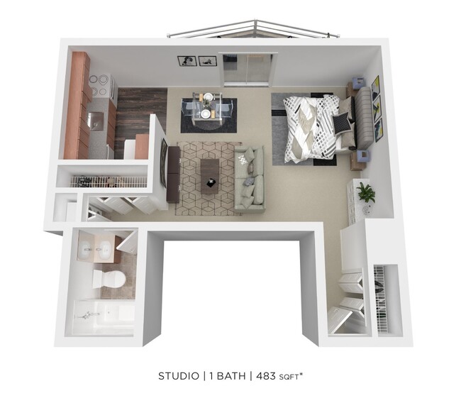 Floorplan - Lexington House Apartment Homes