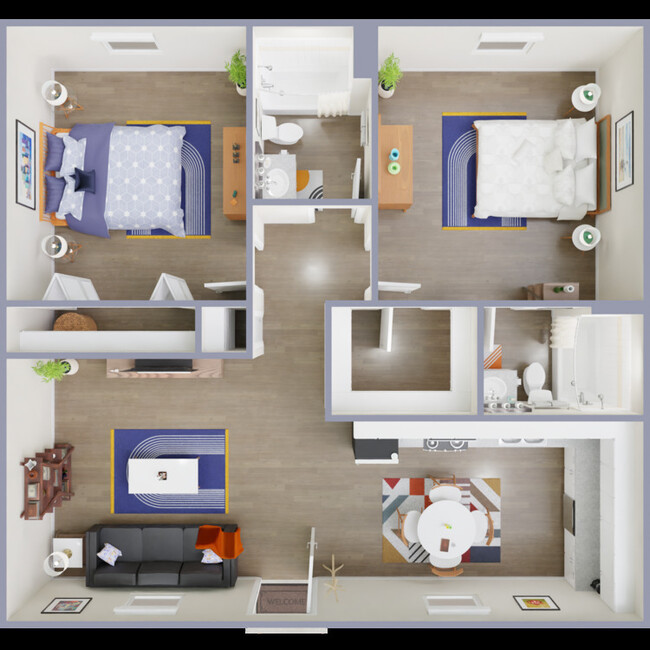 Floorplan - Southgate Manor Apartments