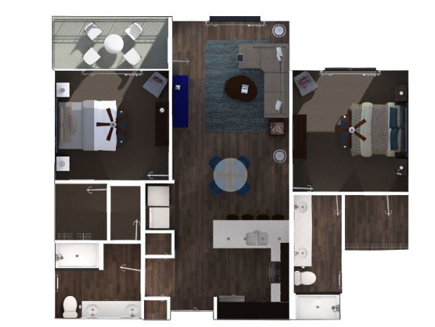 Floorplan - The Royale at CityPlace