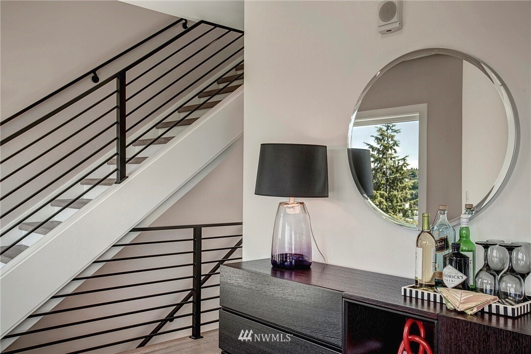 Sleek stairs at each floor - 2210 12th Ave W