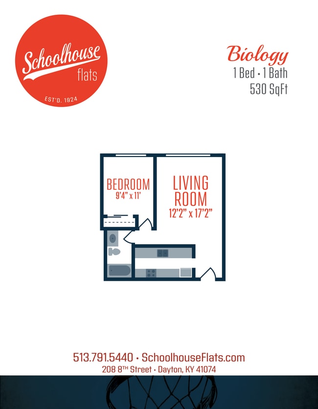Floorplan - Schoolhouse Flats Apartments