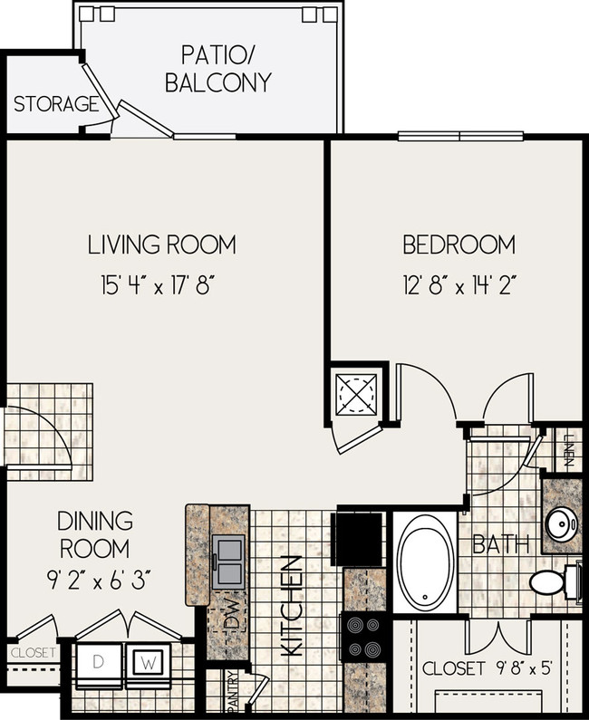 A1 Floorplan - Clairmont at Brier Creek