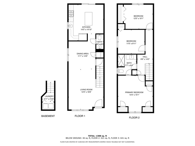 Floor Plan w. Dimension - 277 Osgood Ave