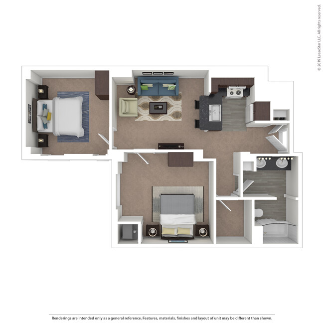 Floorplan - Carson Square Apartments