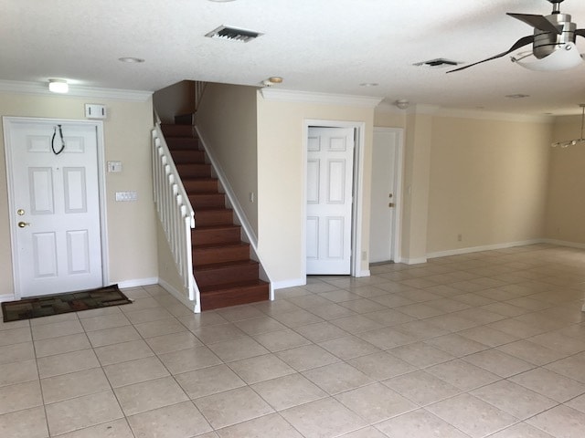 stairway and dining room - 7129 Crescent Creek Way