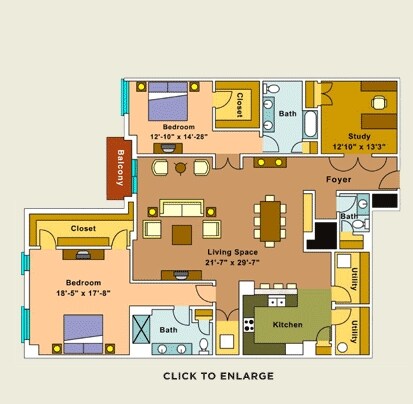 2BR/2.5BA - Station Square