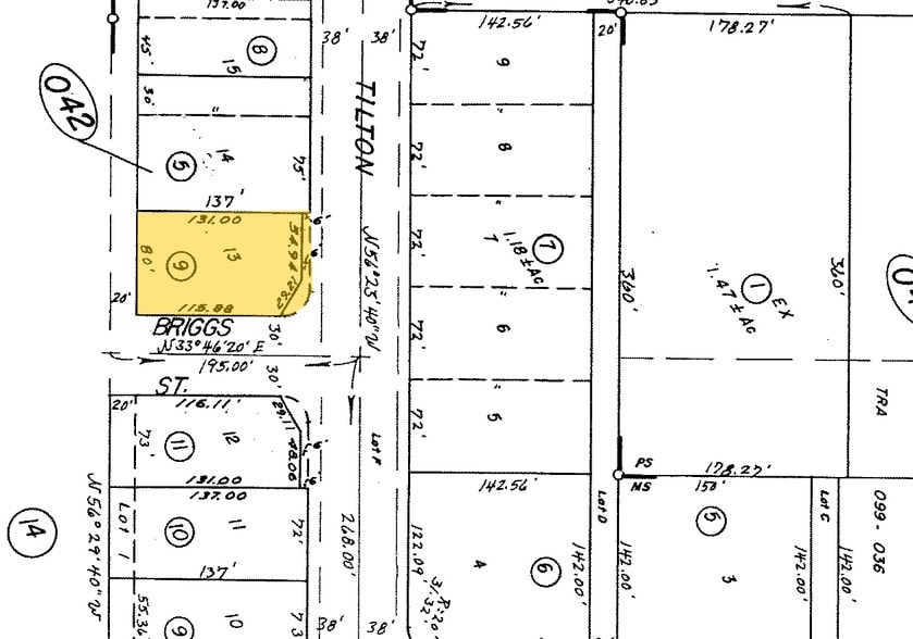 Plat Map - 5748 Tilton Ave