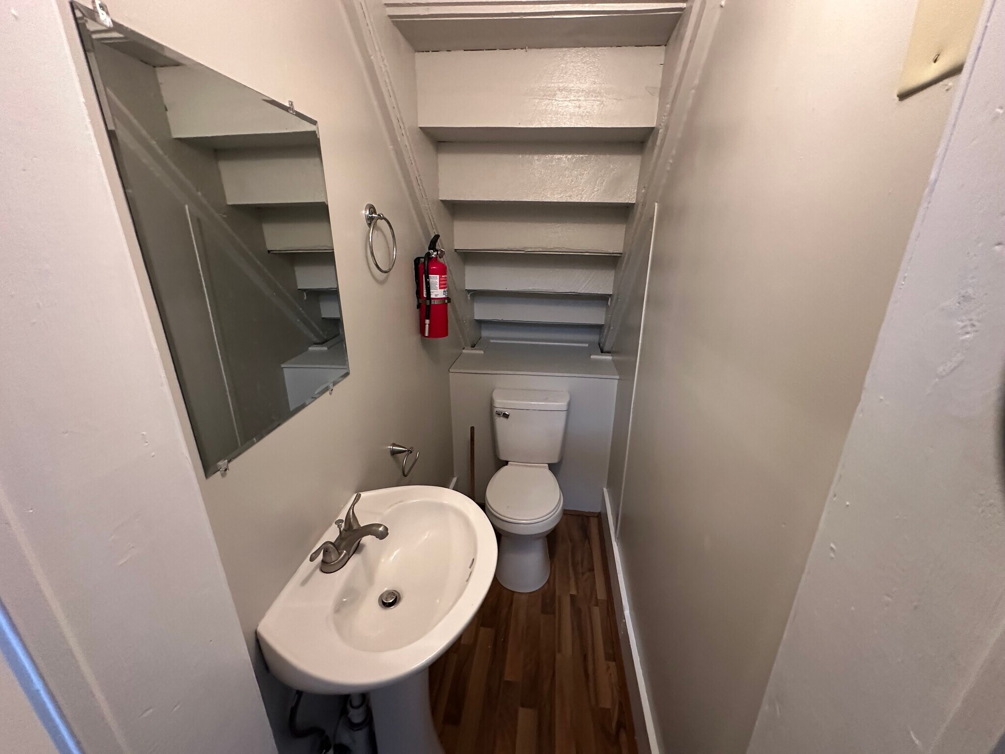 downstairs half bath - 407 W High St