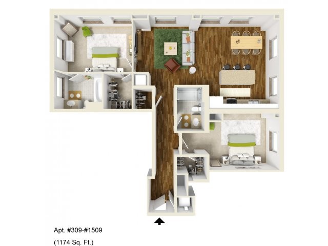 Floorplan - Nissen Building Apartments