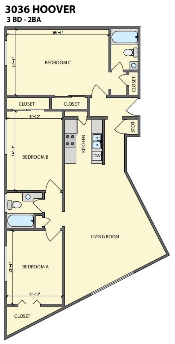 Floorplan - Hoover House