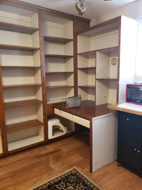 Desk and shelves - 1432 W 16th St