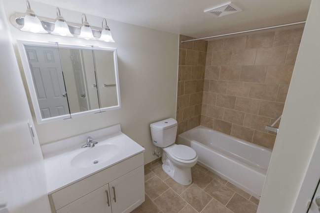 Sample Bathroom - Caln East Apartments