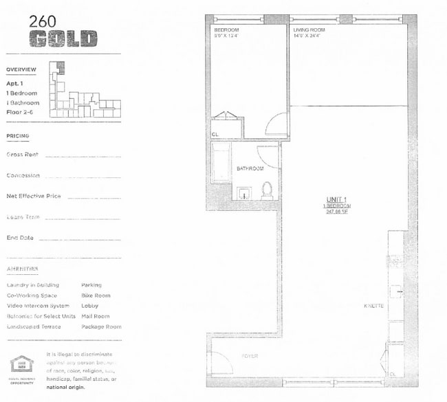Floorplan - 260 Gold