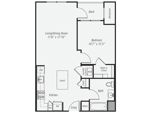 Floorplan - Avalon at Wesmont Station