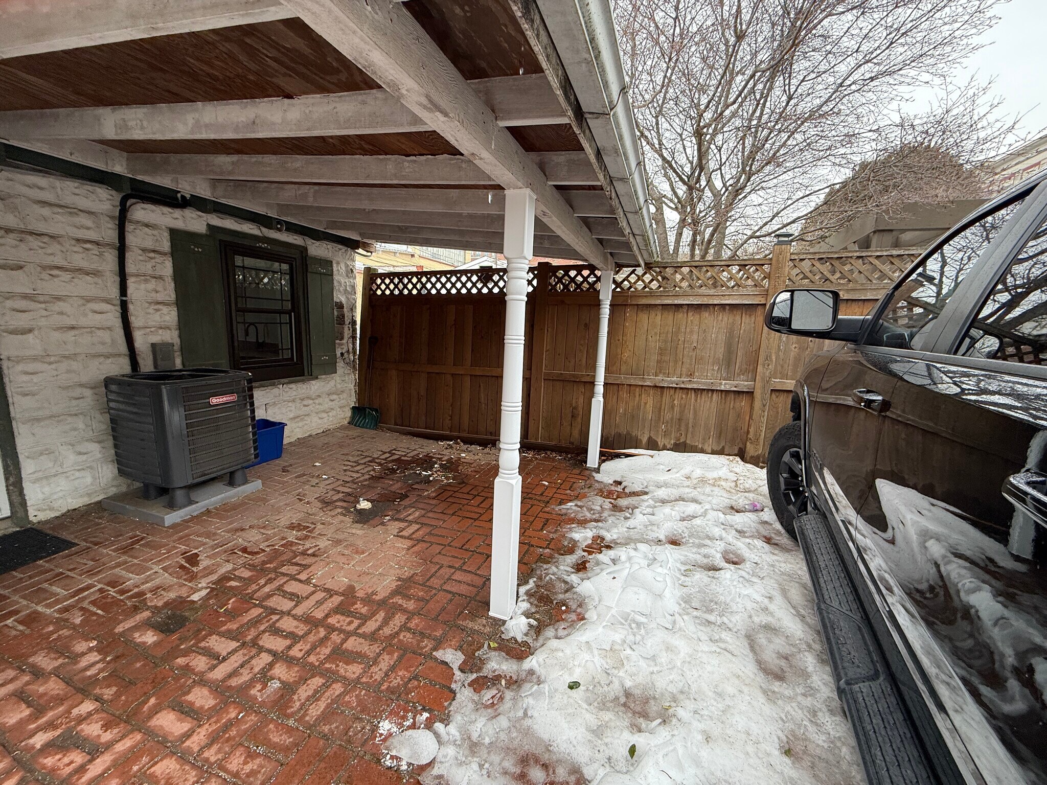 Covered Patio and Off-Street Parking - 303 Wollerton St