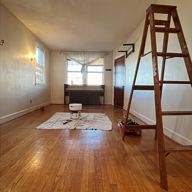 freshly painted living room - 1417 West 37th Street