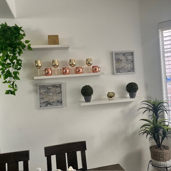 Dining Room Floating Shelves - 408 W Queen St