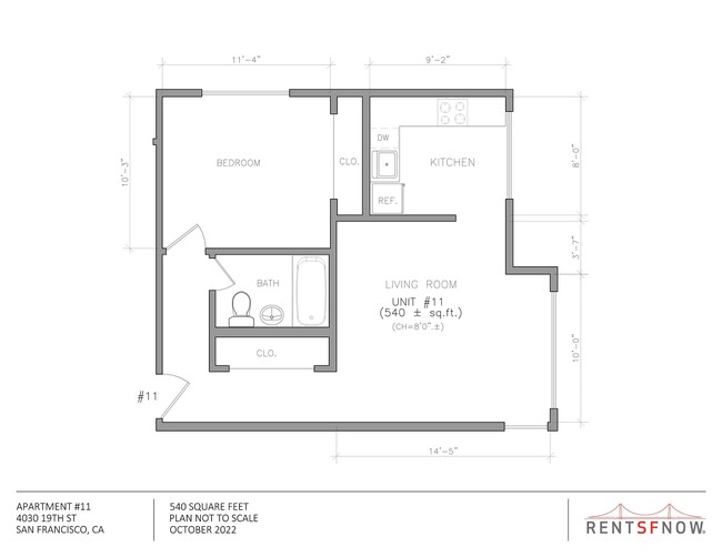 Floorplan - 4030 19th Street