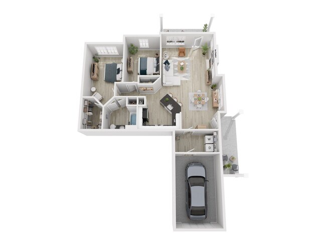 Floorplan - Bradley Park Apartments