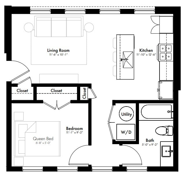 Apartment Type C - Harbor Flats