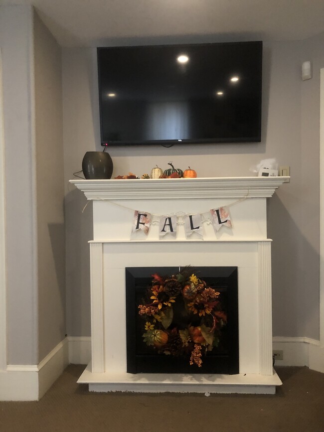 Faux Fireplace/Smart TV - 2306 Old Welsh Rd