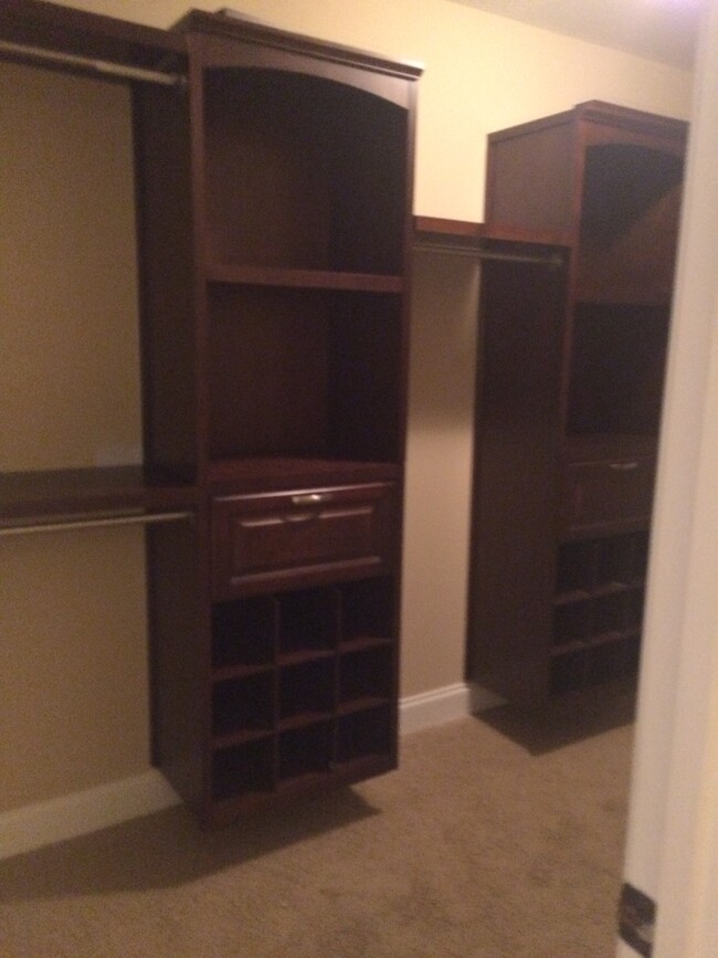 Master bedroom closet 1 (huge closet with built in shelves/drawers) - 319 Haywood Dr