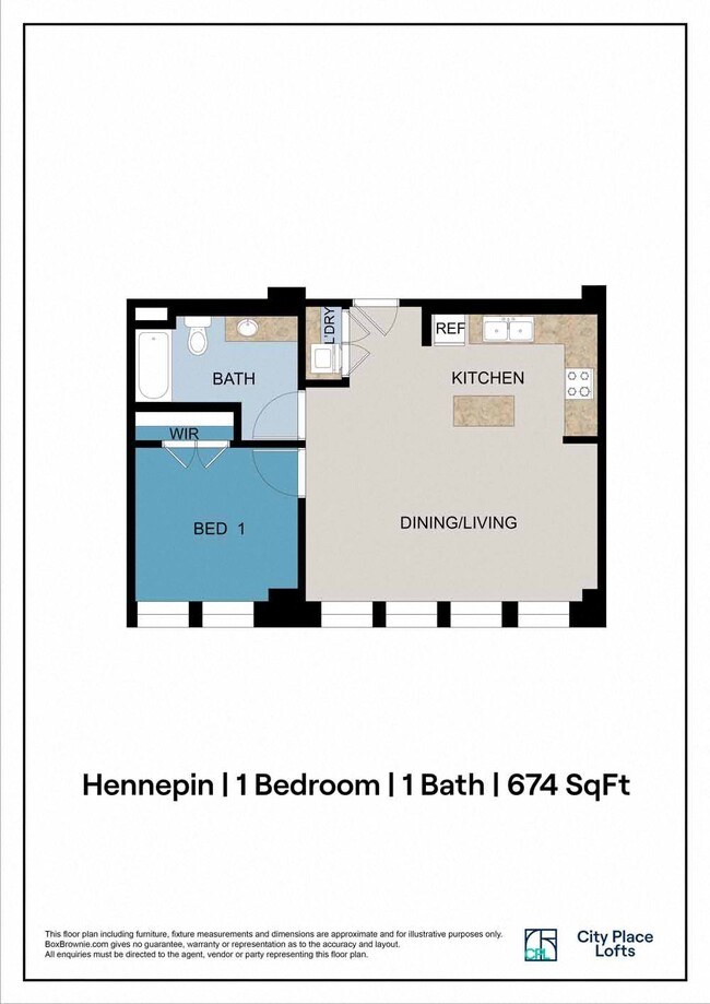 Floorplan - City Place Lofts