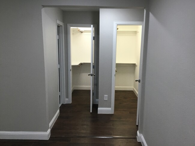 Master Bedroom Closets - 12106 Willowdell Dr.