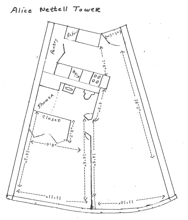 Floorplan - Alice Nettell Towers