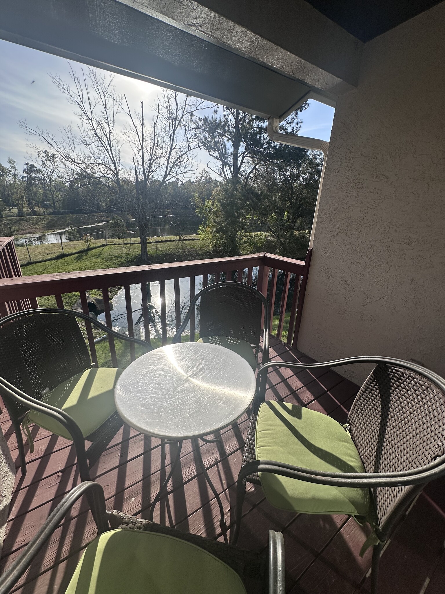 Back Deck- Pond - 1337 Airport Dr