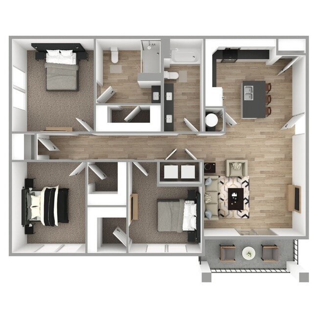 Floorplan - The Grande at Geyser Falls Luxury Apartments