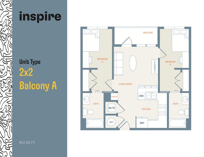 2x2 Balcony A - Inspire
