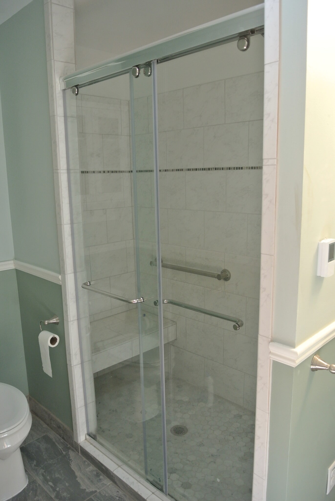 Downstairs Bathroom with walk-in shower & heated floors - 180 fairview ave s