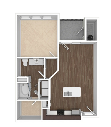 Lake Link, 1 bed x 1 bath, 729 sq. ft. - Cortland Broomfield