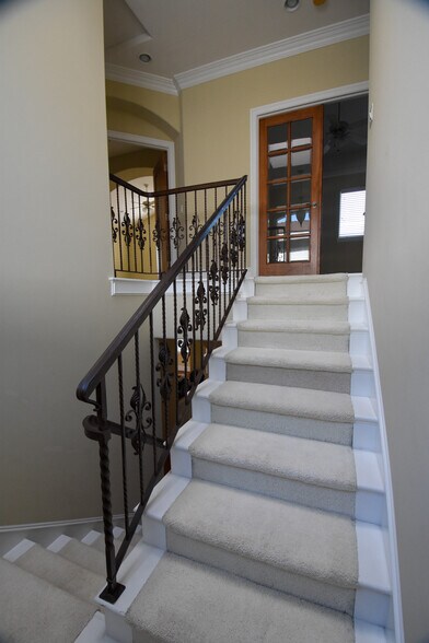 Staircase to second floor - 2212 Marshallfield Ln