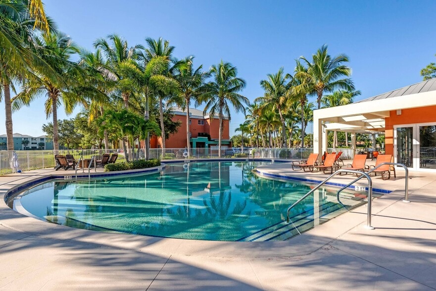 Pool Area - Eagle Walk Off-Campus Student Housing
