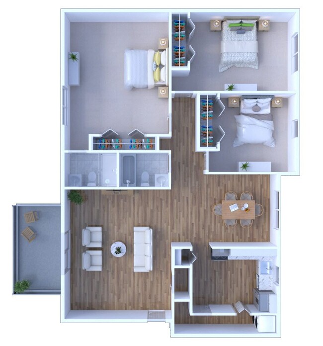 Floorplan - Fountainview Apartments