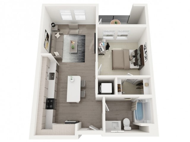 Sterling 5th Street A1 Floor Plan - Sterling 5th Street