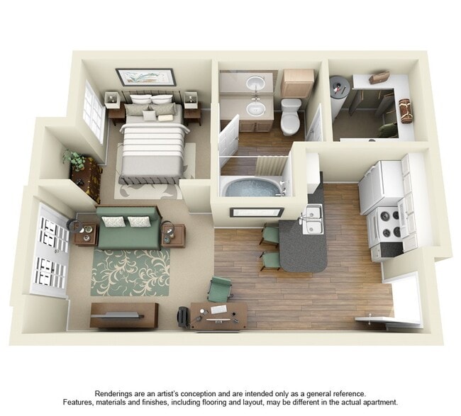 Floorplan - Villas at Katy Trail Apartments