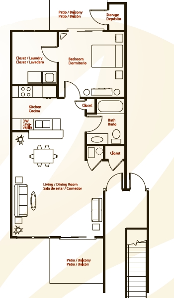 1BR/1BA - Timber Ridge