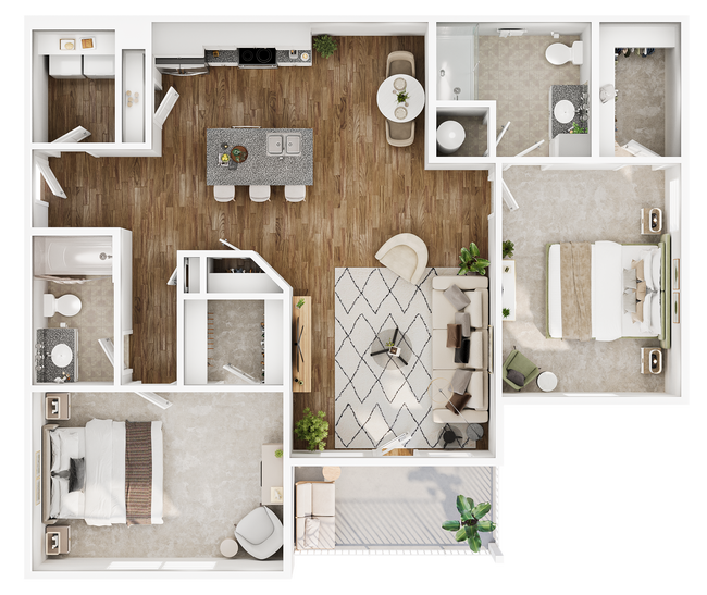 Floorplan - Hathaway at Lake Norman Apartments