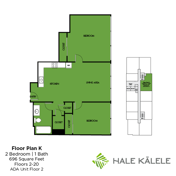 Floorplan - Hale Kalele Apartment Homes