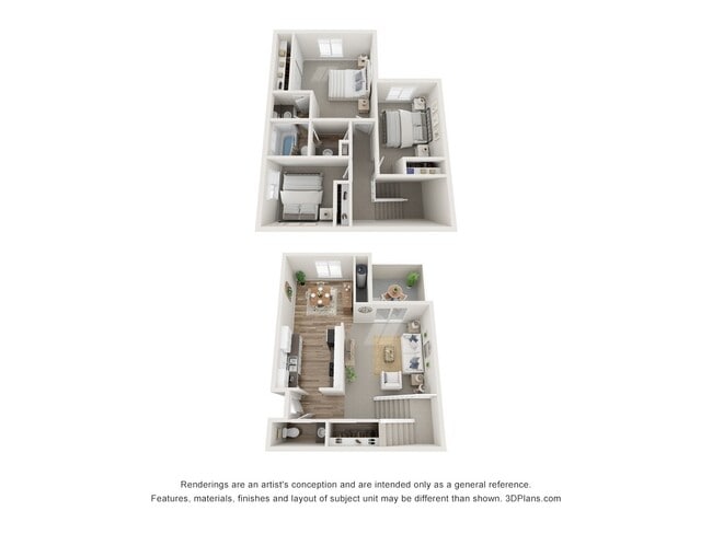 Floorplan - Ridgecrest Apartment Homes