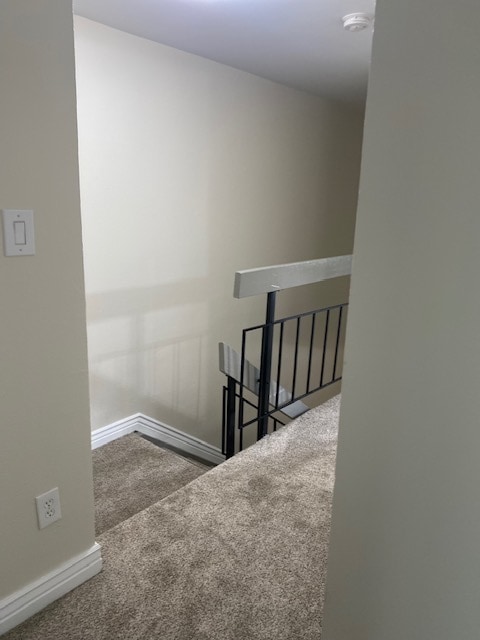 Stairs going to main floor - 411 E Highline Cir