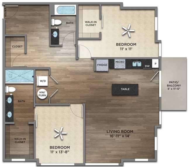 Floorplan - Century Baxter Ave
