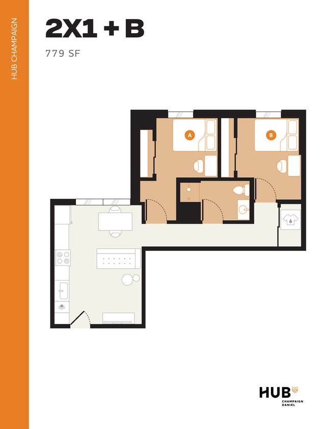 2x1 + B - Hub Champaign