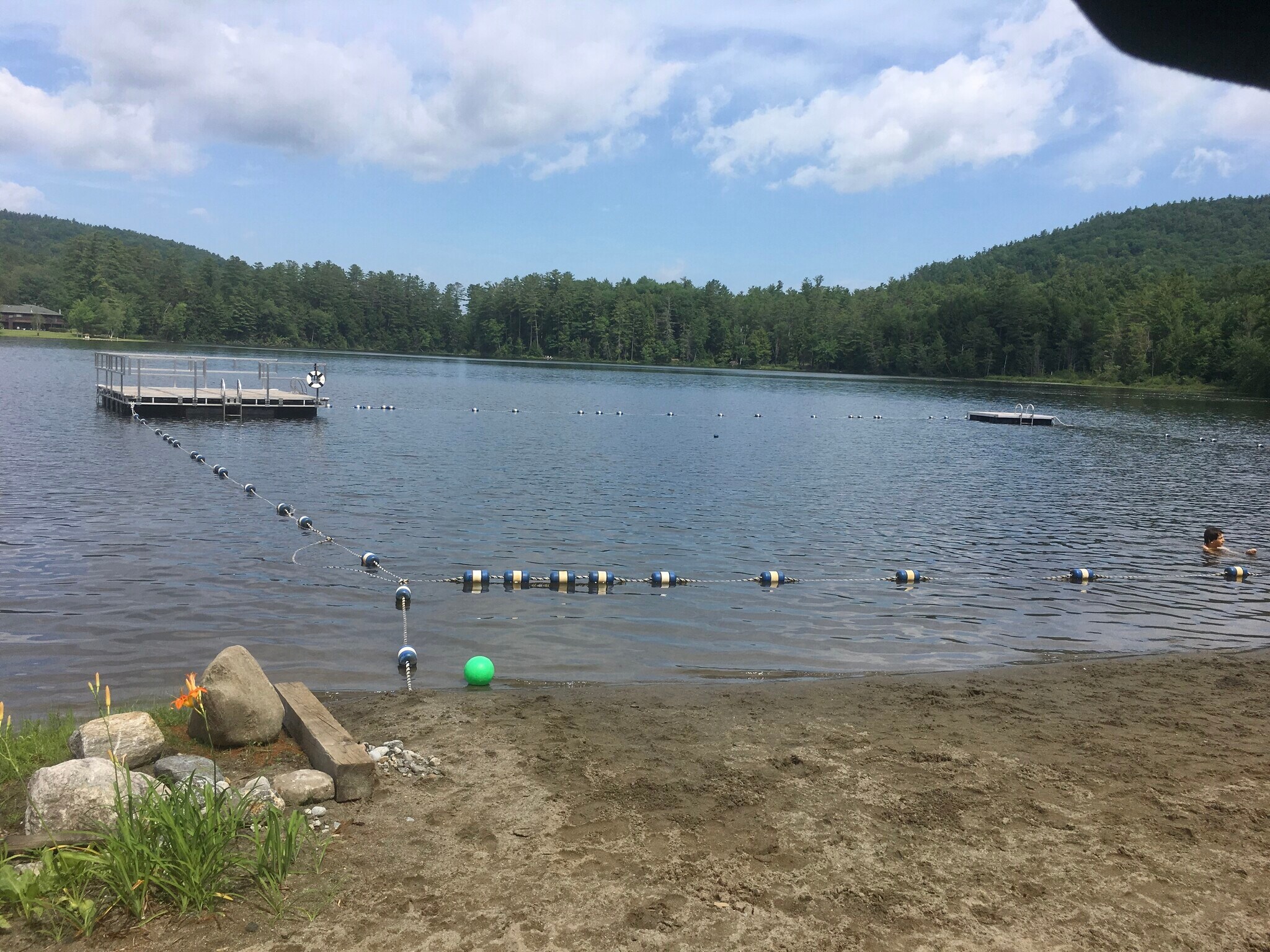 swim area with two platforms - 11 Overlook Ln N